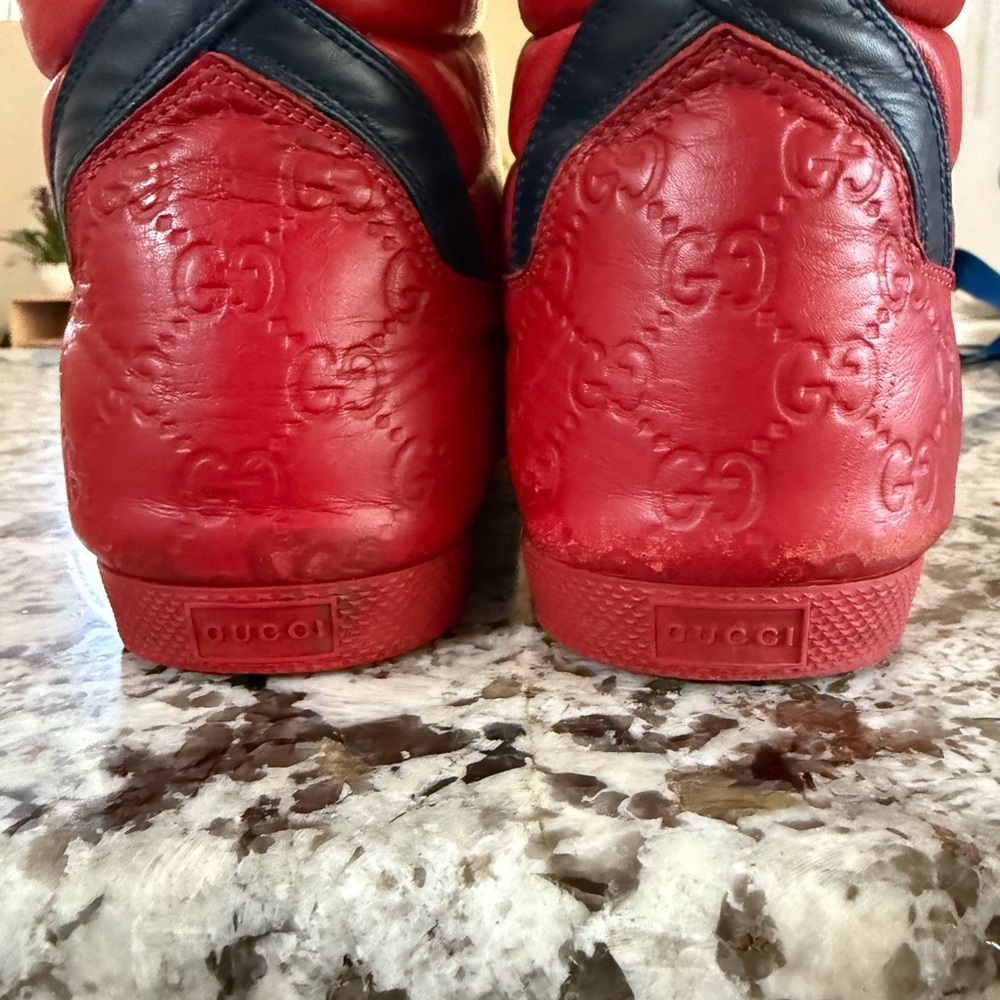 Gucci Men's Bold Red Sneakers - Picture 2 of 5